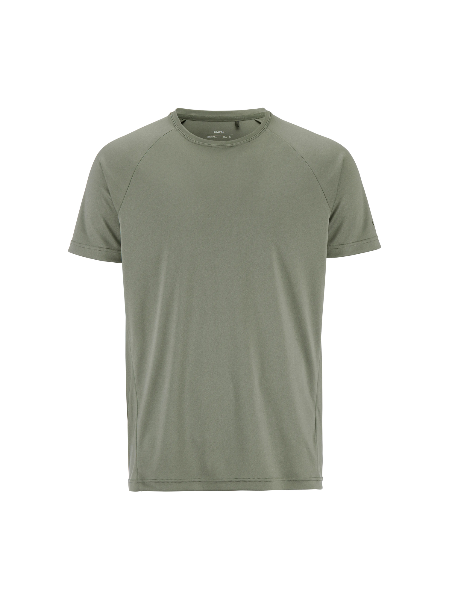 T-shirt running personnalisé polyester recyclé homme - CRAFT Vert feuille